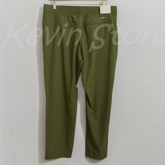 Eddie Bauer ladies GREEN Departure Ankle Pants - Picture 5 of 13
